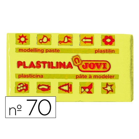 Plasticina Jovi 70 50 Gr Amarelo Claro