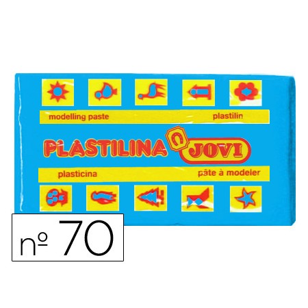 Plasticina Jovi 70 50 Gr Azul Claro