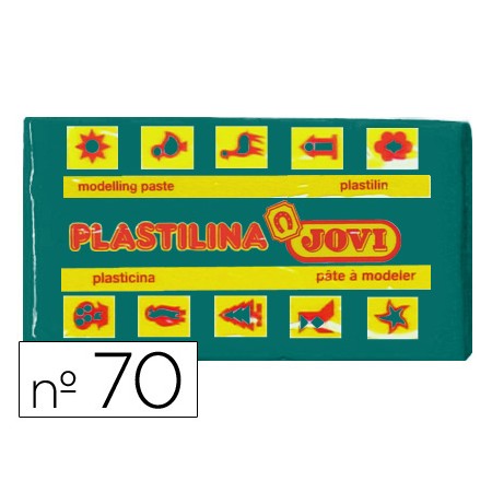 Plasticina Jovi 70 50 Gr Verde Escuro