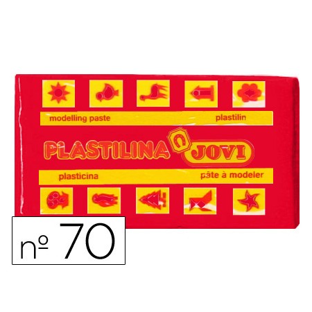 Plasticina Jovi 70 50 Gr Vermelho