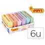 Plasticina Jovi 70 Sortida Formato Pequeno Cores Pastel Sortidas Caixa de 6 Unidades 50 G