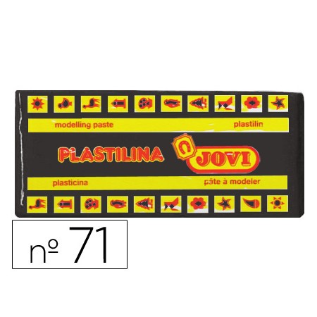 Plasticina Jovi 71 150 Gr Preto