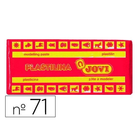 Plasticina Jovi 71 150 Gr Rubi