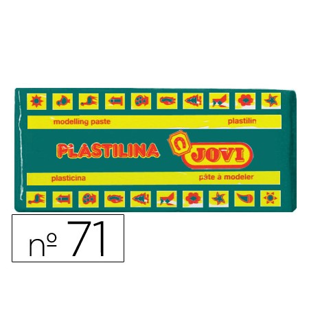 Plasticina Jovi 71 150 Gr Verde Escuro