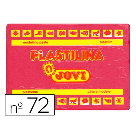 Plasticina Jovi 72 350 Gr Rubi