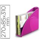 Porta Revistas Cep Plastico Uso Vertical / Horizontal Rosa 85X270X310 Mm