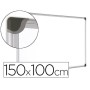 Quadro Branco Bi-Office Magnetica Maya W Ceramica Vitrificada Moldura de Aluminio 150 x 100 Cm com Bandeja Para Acessori