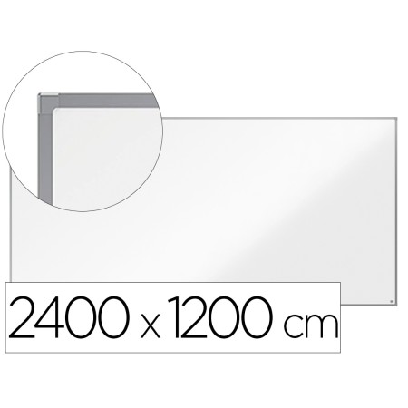 Quadro Branco Nobo Essence Aco Vitrificado Magnetico 2400X1200 Mm