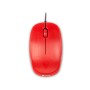 Raton Ngs Wired Flame Optico Con Cable 1000 Dpi Ambidiestros USB Color Rojo