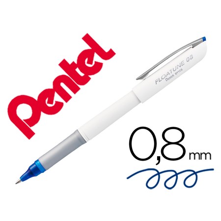 Roller Ball Pentel Floatune Ponta de 0,8 Mm Cor Azul