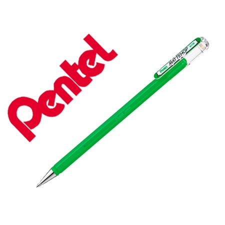 Roller Gel Pentel K110 Mattehop Cor Verde Ponta de 1 Mm