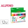 Rotulador Alpino Stamper Duo Caja de 12 Unidades Colores Surtidos