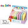 Rotulador Carioca Fluorescente Color Pastel Expositor de 32 Unidades Colores Surtidos