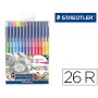 Rotuladores Staedtler Triplus Color Edicion Johanna Basford Estuche Plastico de 26 Colores