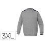 Sweatshirt Deltaplus Sweat Olino com Reforco Nas Costas E Cotovelos Cinza Tamanho 3Xl