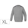 Sweatshirt Deltaplus Sweat Olino com Reforco Nas Costas E Cotovelos Cinza Tamanho Xl