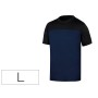 T-Shirt de Algodao Deltaplus Cor Azul Formato L