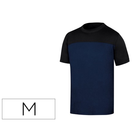 T-Shirt de Algodao Deltaplus Cor Azul Formato M