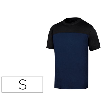 T-Shirt de Algodao Deltaplus Cor Azul Formato S