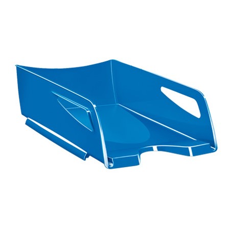 Tabuleiro de Secretaria Cep Maxi de Grande Capacidade 386X270X115 Mm Plastico Azul