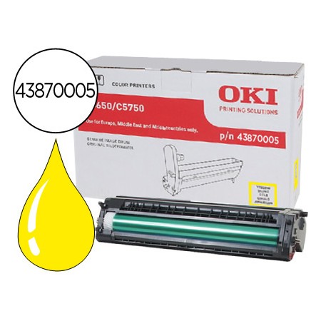 Tambor Oki C5650/5750 Amarelo -20.000Pag