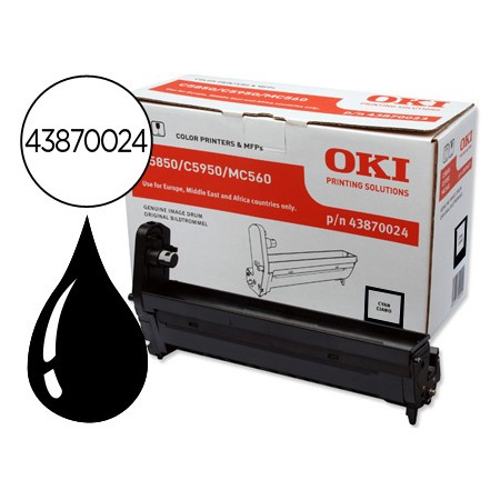 Tambor Oki C5850/5950 Preto -20000Pag