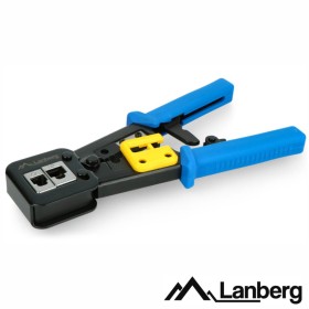 Alicate De Cravar 6P6C/6P4C/8P8C/Rj12/Rj45 Passante Lanberg