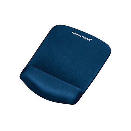 Tapete Para Rato Fellowes com Apoio de Pulsos Foam Fusion Plush Touch Azul 25X184X238 Mm