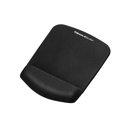 Tapete Para Rato Fellowes com Apoio de Pulsos Plush Touch Foam Preto