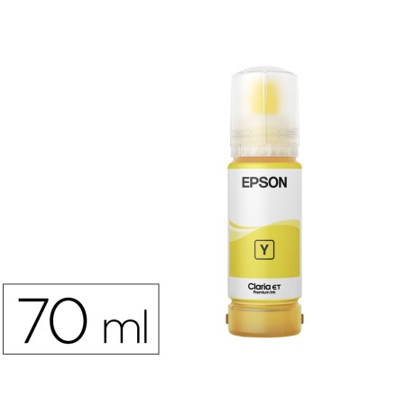 Tinta Epson T114 Eco Tank Et-8500 / 8550 Amarelo Garrafa 70 Ml