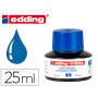 Tinta Marcador Edding Mtk-25 com Sistema Capilar Cor Azul Frasco de 25 Ml