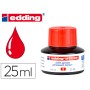 Tinta Marcador Edding Mtk-25 com Sistema Capilar Cor Vermelho Frasco de 25 Ml