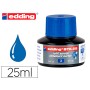 Tinta Marcador Edding Quadro Branco Btk-25 Cor Azul Frasco de 25 Ml