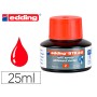 Tinta Marcador Edding Quadro Branco Btk-25 Cor Vermelho Frasco de 25 Ml