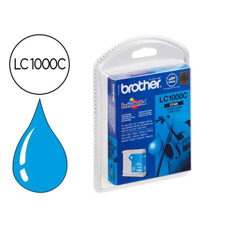 Tinteiro Brother Lc-1000C Cian