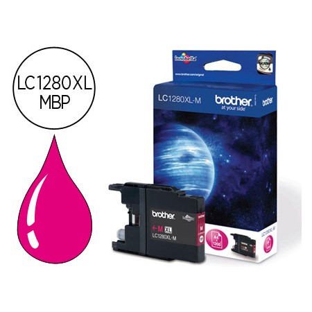 Tinteiro Brother Lc-1280Xlm Magenta -1,200Pag Mfc-J6510Dw Mfc-J6710Dw Mfc-J6910Dw