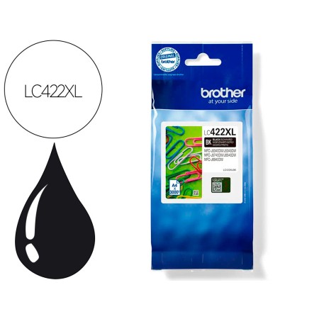 Tinteiro Brother Lc-422Xlbk Preto Mfc-J5340Dw / Mfc-J5740Dw / Mfc-J6540Dw / Mfc-J6940Dw 3000 Paginas