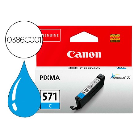 Tinteiro Canon Cli 571 Pixma Ts5051 / Ts6050 / Ts8051 / Ts9050 / Cian 173 Paginas