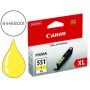 Tinteiro Canon Cli-551 Xl Ip7250 / Mg5450 / Mg6350 Amarelo