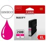 Tinteiro Canon Pgi 2500 Xl Maxify Ib4050 / Mb5050 / Mb5150 / Mb5155 / Mb5350 / Mb5450 Magenta 1295 Paginas