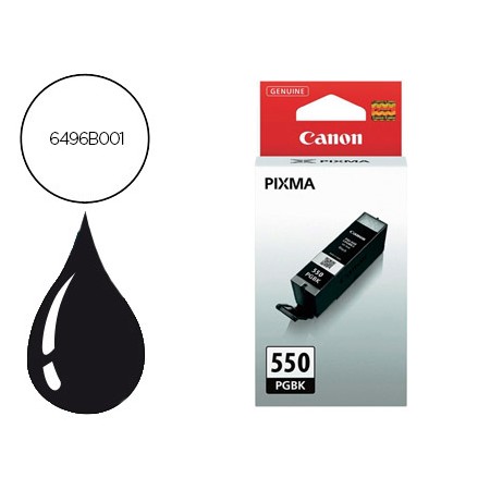 Tinteiro Canon Pgi-550 Pixma Mg 5450 / Ip7250 / Mg6350 Preto -300 Pag