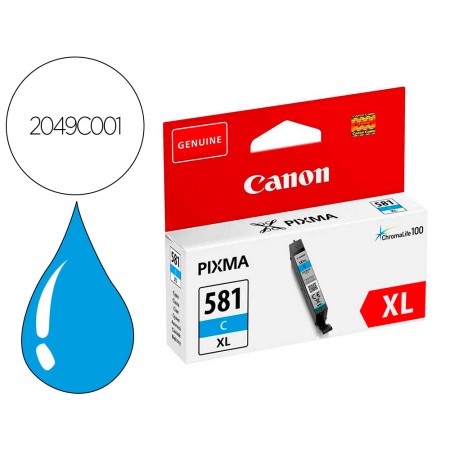 Tinteiro Canon Pixma Cli-581Xl Cian