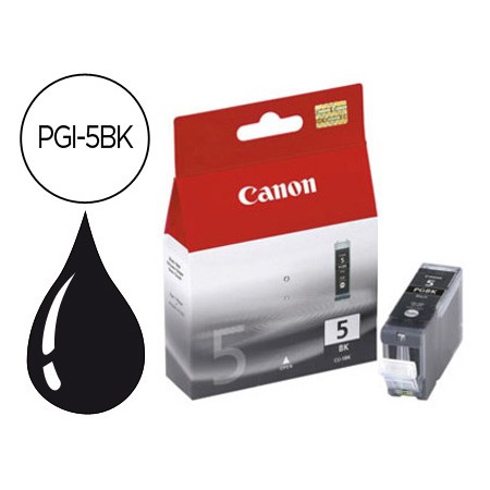 Tinteiro Canon Tinteiro Pgi-5Bk Preto