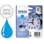 Tinteiro Epson 27 Wf3620 / 7110 / 7610 / 7620 Cyan 300 Pag