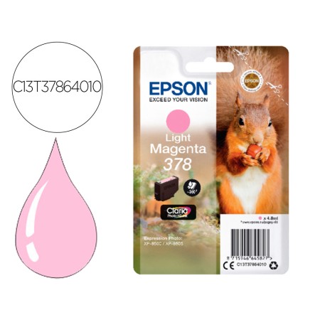 Tinteiro Epson 378 Expression Home Xp-8605 / 8606 / Xp-15000 / Xp-8500 / 8505 Magenta Claro 360 Pag