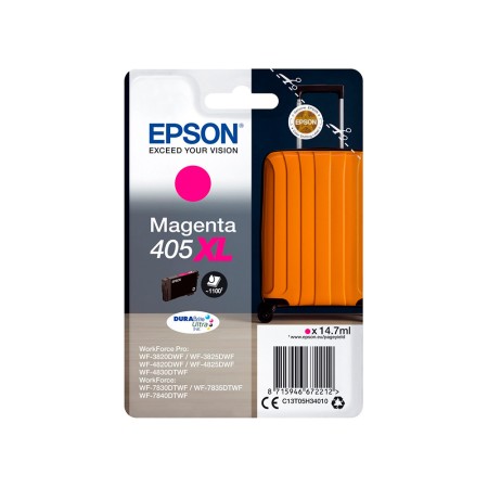 Tinteiro Epson 405 Xl Wf-3820Dwf / Wf-4820Dwf / Wf-7830Dtwf / Wf-7840Dtwf Alta Capacidade Magenta