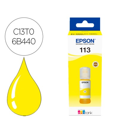 Tinteiro Epson Ecotank 113 Series Amarelo