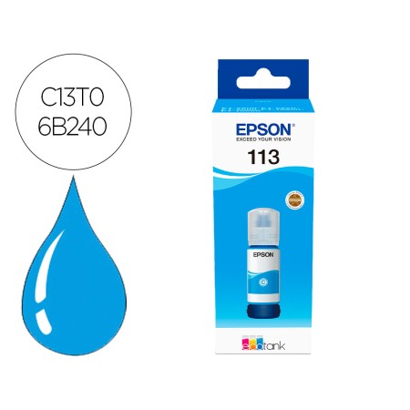 Tinteiro Epson Ecotank 113 Series Cian