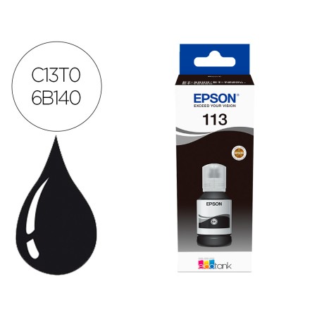 Tinteiro Epson Ecotank 113 Series Preto