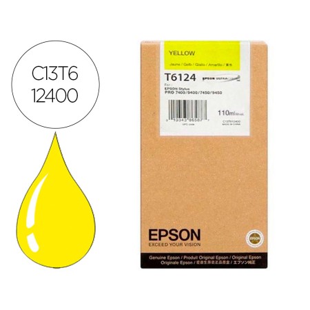 Tinteiro Epson Gf Stylus Photo 7450/9450 Amarelo Alta Capacidade